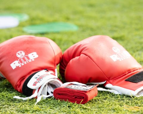 boxing gloves, boxing, field